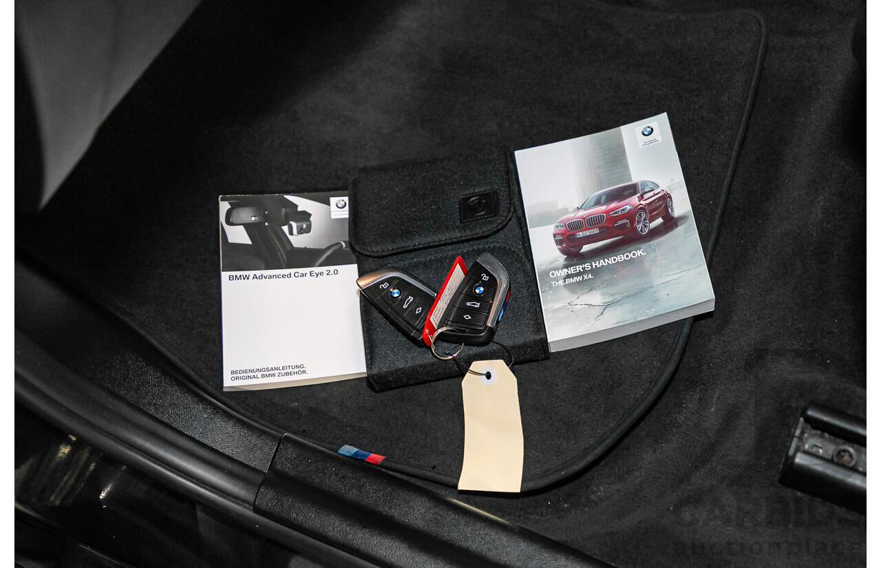 9/2019 BMW X4 xDrive30i M Sport (AWD) G02 5d Coupe Black Sapphire Metallic Turbo 2.0L