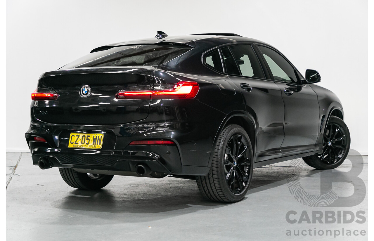 9/2019 BMW X4 xDrive30i M Sport (AWD) G02 5d Coupe Black Sapphire Metallic Turbo 2.0L