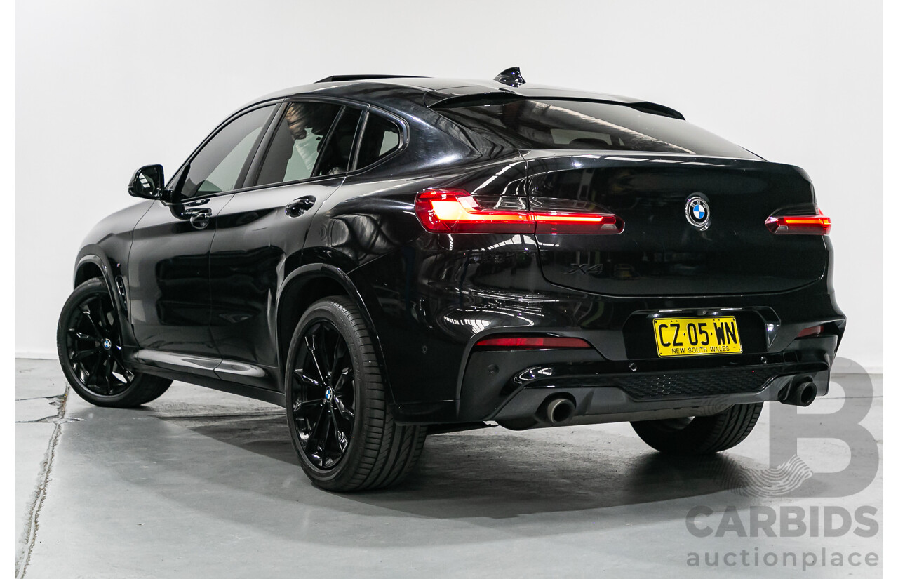 9/2019 BMW X4 xDrive30i M Sport (AWD) G02 5d Coupe Black Sapphire Metallic Turbo 2.0L