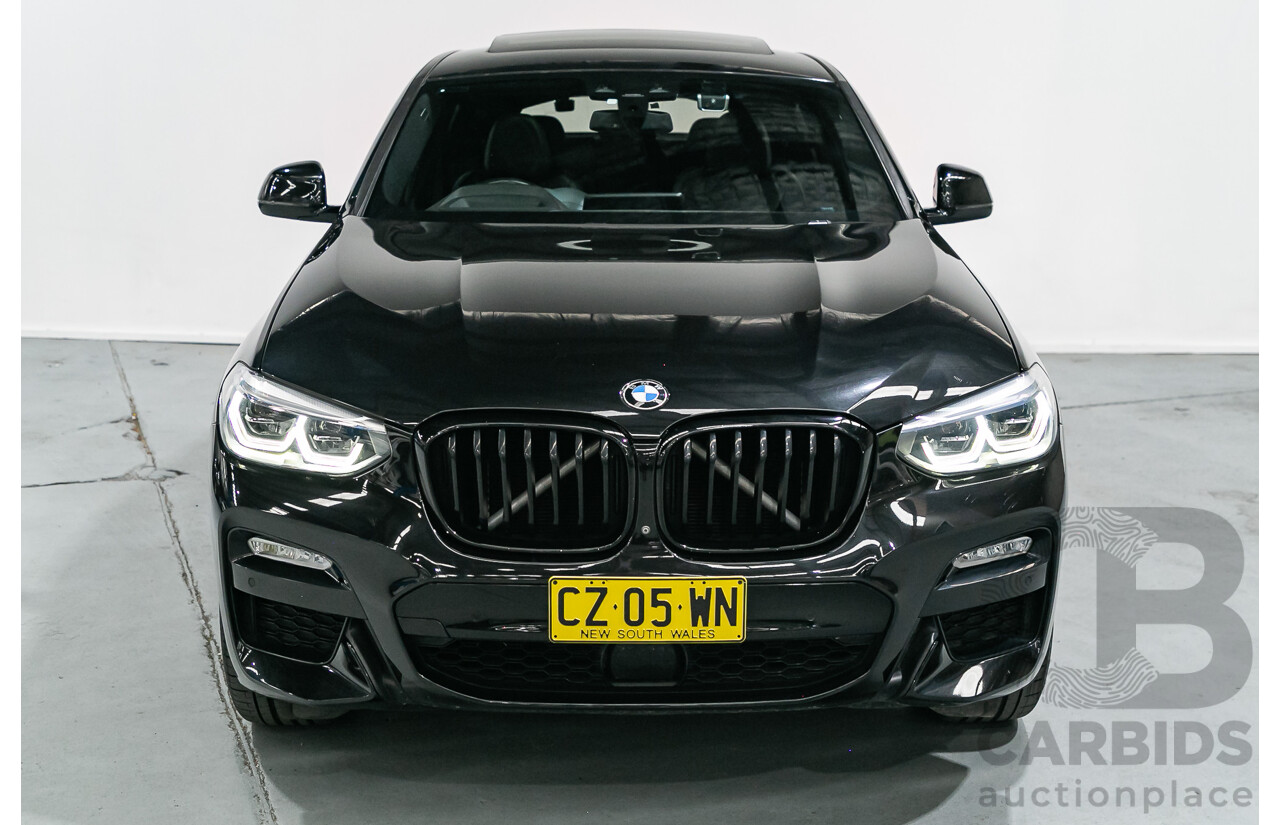 9/2019 BMW X4 xDrive30i M Sport (AWD) G02 5d Coupe Black Sapphire Metallic Turbo 2.0L