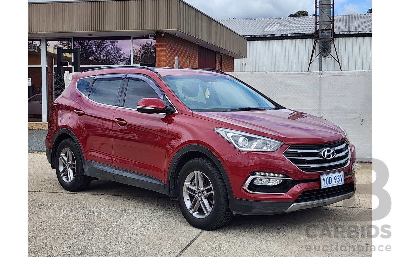07/2016 Hyundai Santa Fe Active CRDi (4x4) DM SERIES II (DM3) 4d Wagon Red 2.2L