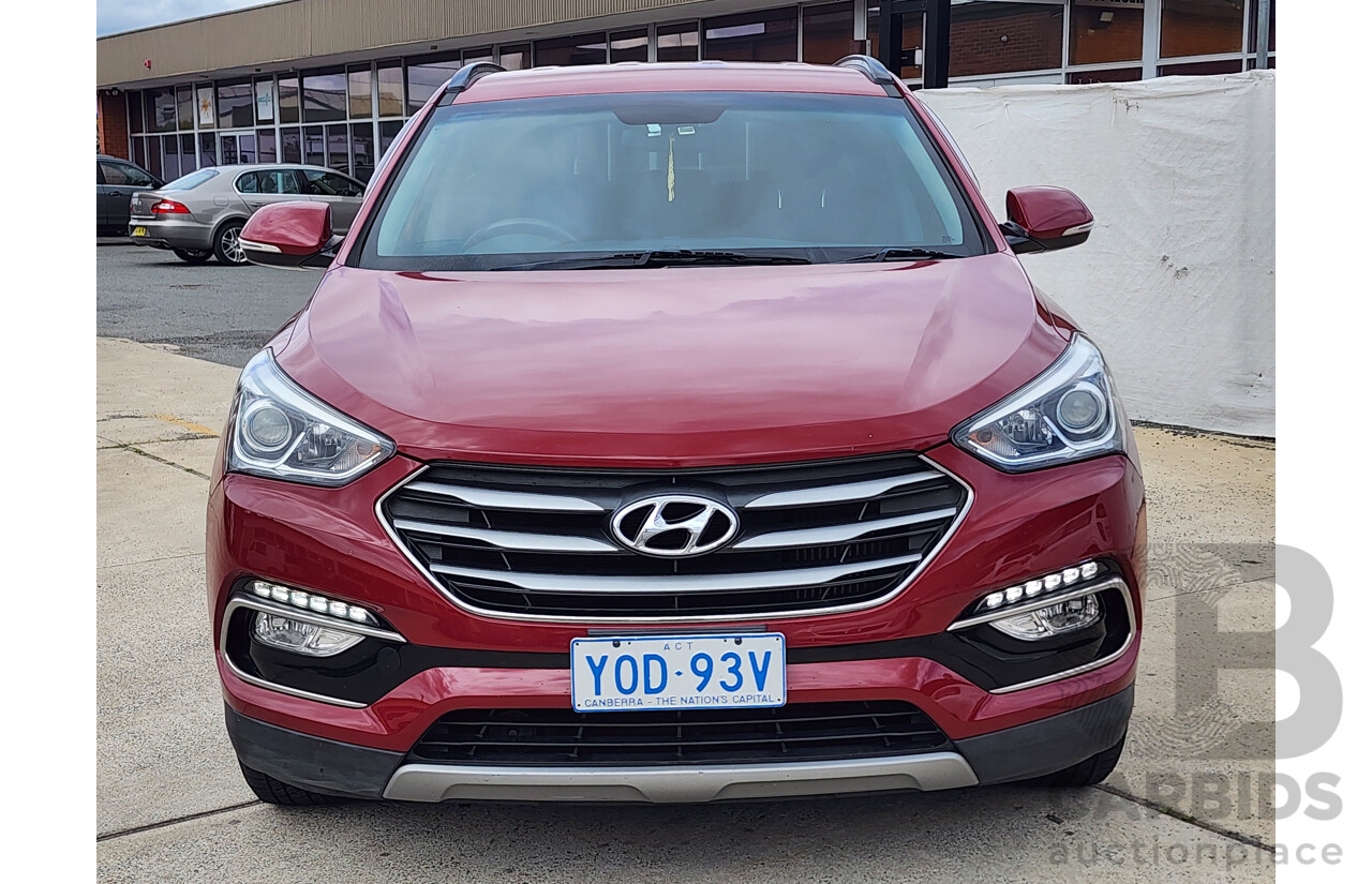 07/2016 Hyundai Santa Fe Active CRDi (4x4) DM SERIES II (DM3) 4d Wagon Red 2.2L