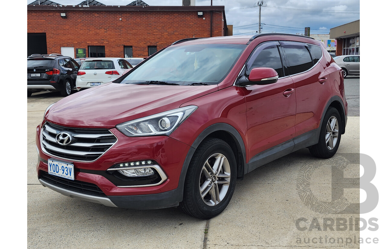 07/2016 Hyundai Santa Fe Active CRDi (4x4) DM SERIES II (DM3) 4d Wagon Red 2.2L