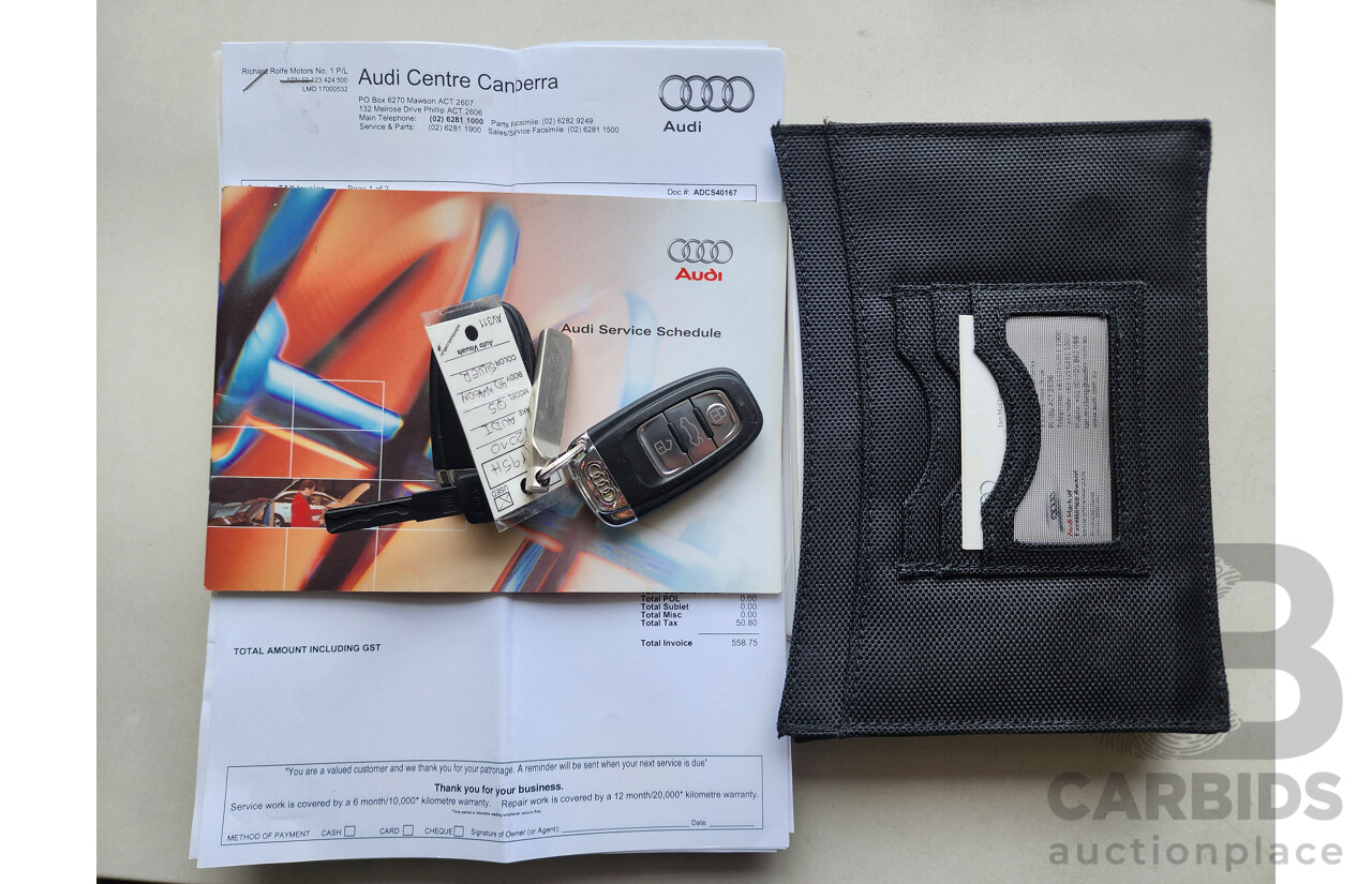 01/2010 Audi Q5 2.0 TFSI Quattro 8R MY10 4d Wagon Silver 2.0L