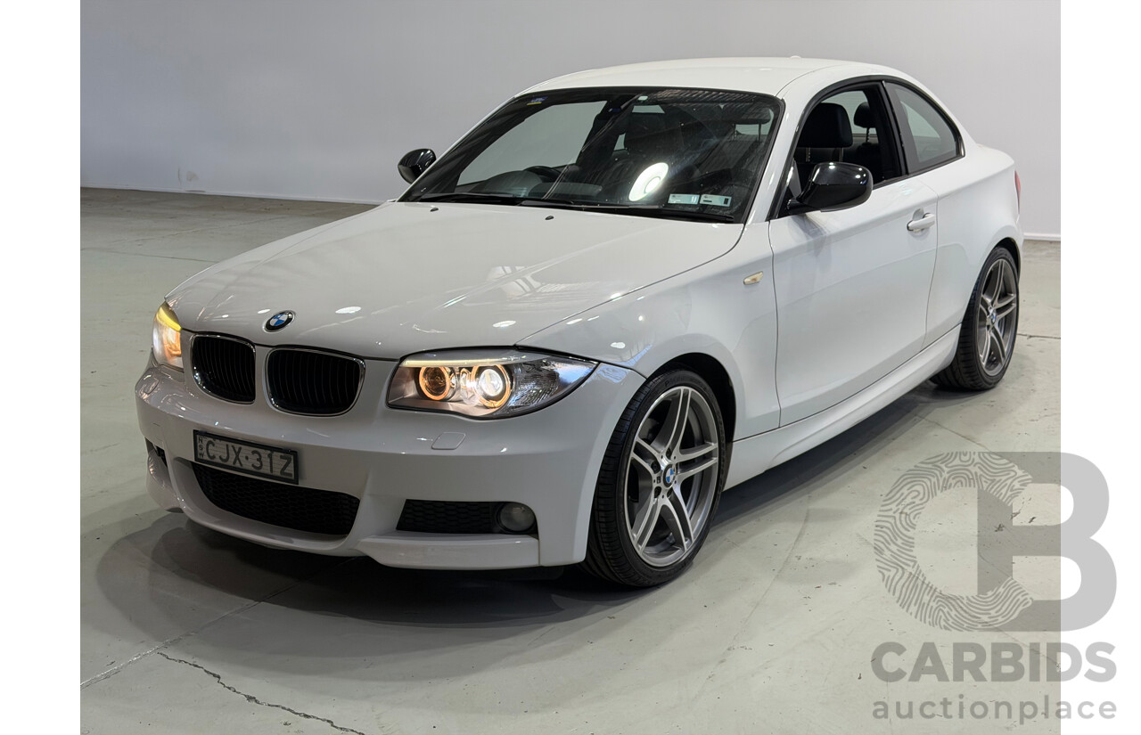 01/2013 BMW 120i  E82 MY12 Update 2d Coupe Alpine White Turbo Petrol 2.0L