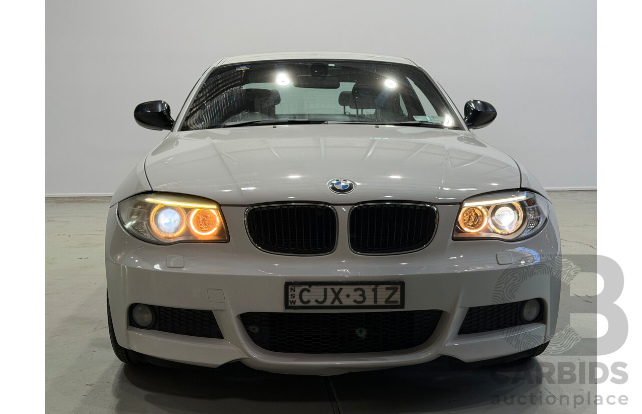 01/2013 BMW 120i  E82 MY12 Update 2d Coupe Alpine White Turbo Petrol 2.0L