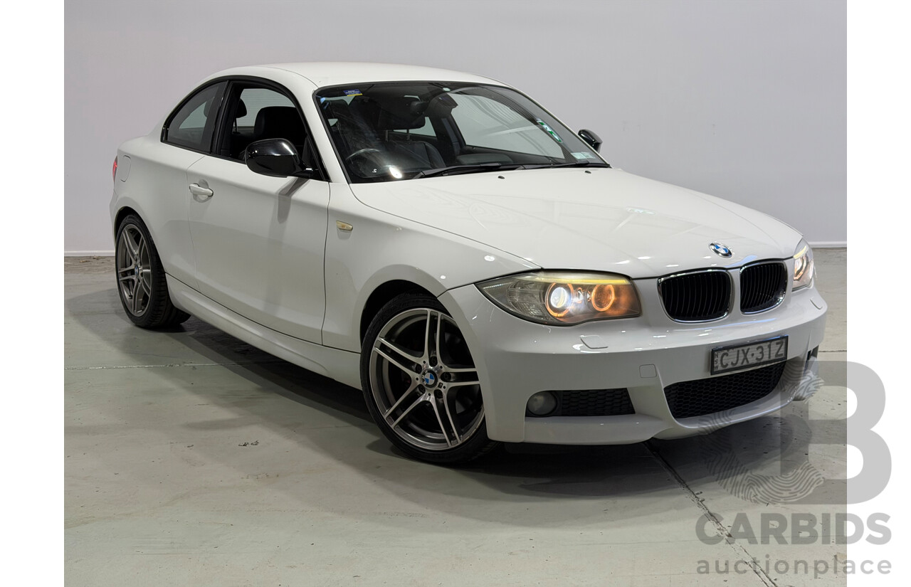 01/2013 BMW 120i  E82 MY12 Update 2d Coupe Alpine White Turbo Petrol 2.0L