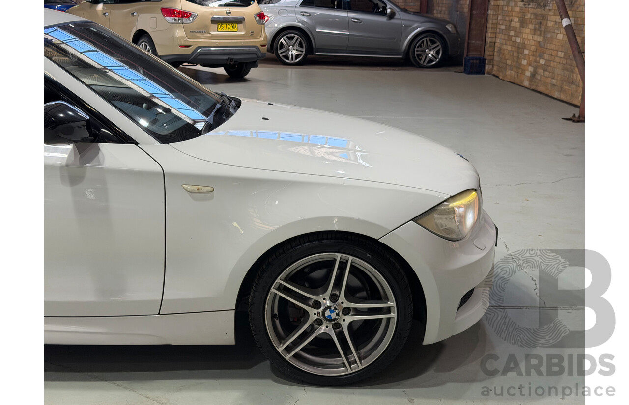 01/2013 BMW 120i  E82 MY12 Update 2d Coupe Alpine White Turbo Petrol 2.0L