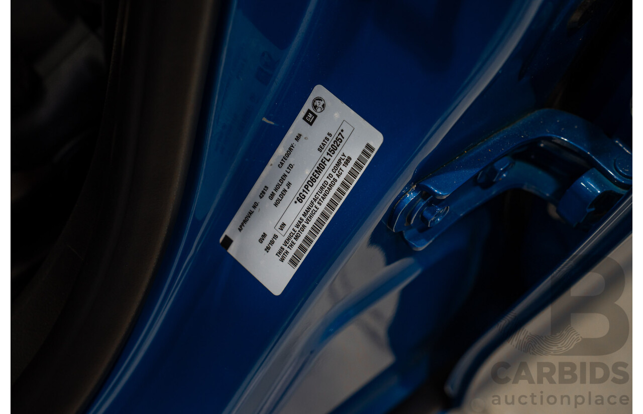 10/2015 Holden Cruze CD JH MY16 4d Sportwagon Blue 1.8L