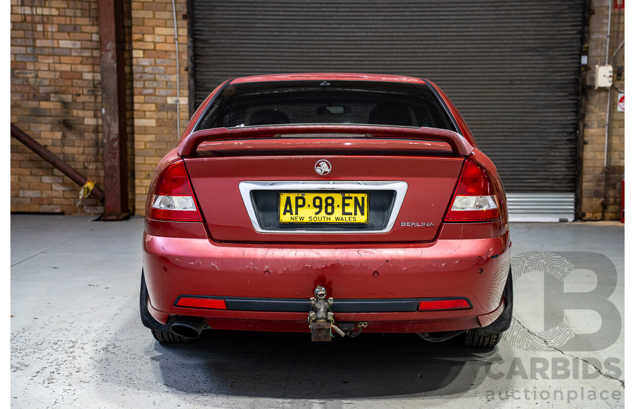 6/2006 Holden Berlina VZ MY06 4d Sedan Maroon V6 3.6L