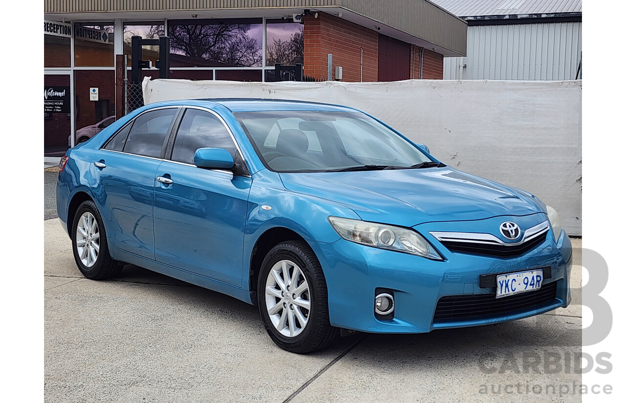 06/2010 Toyota Camry Hybrid AHV40R 4d Sedan Blue 2.4L