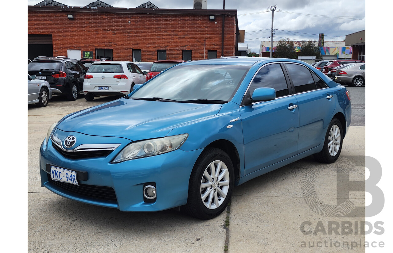 06/2010 Toyota Camry Hybrid AHV40R 4d Sedan Blue 2.4L