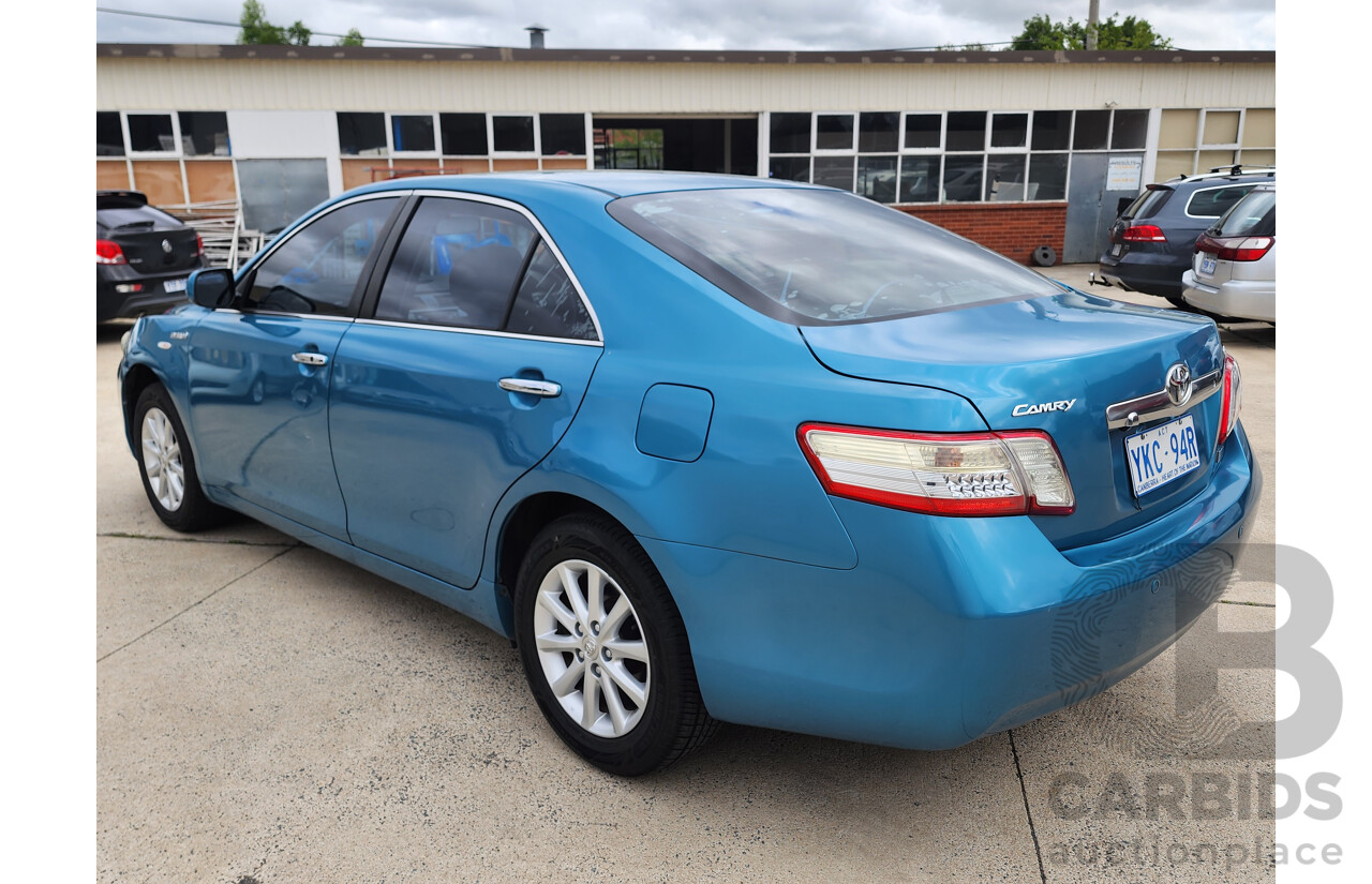 06/2010 Toyota Camry Hybrid AHV40R 4d Sedan Blue 2.4L