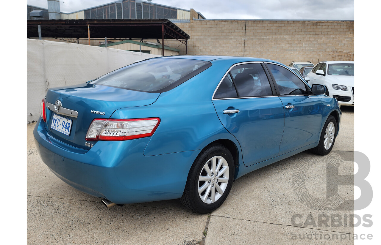 06/2010 Toyota Camry Hybrid AHV40R 4d Sedan Blue 2.4L