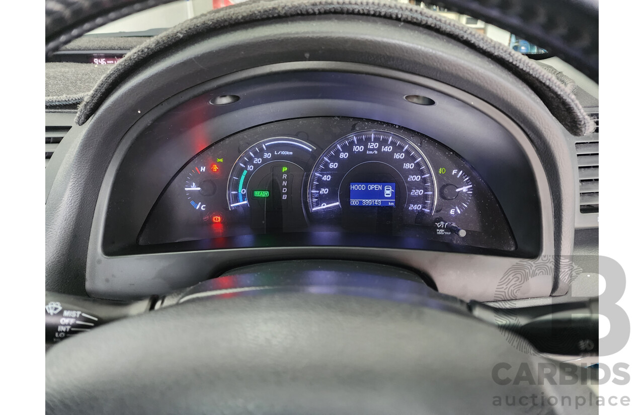 06/2010 Toyota Camry Hybrid AHV40R 4d Sedan Blue 2.4L