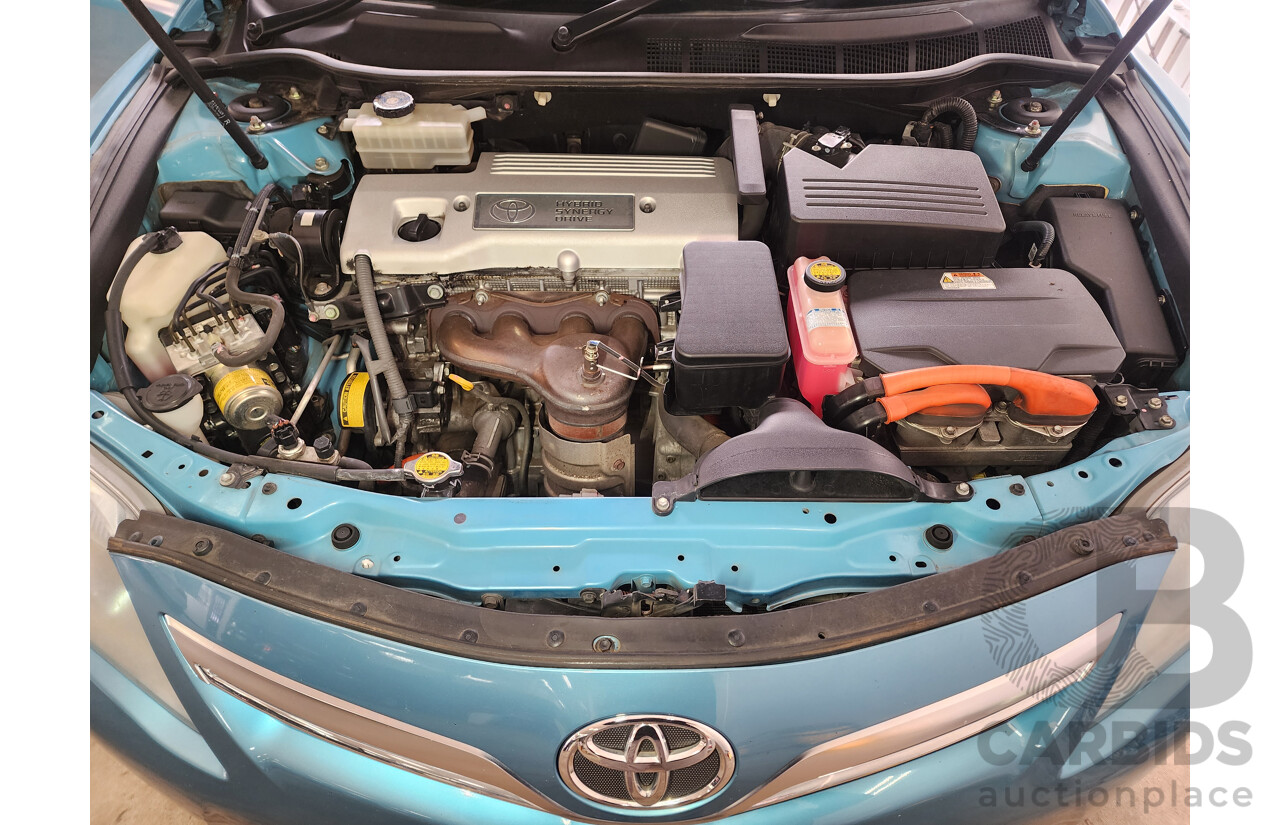 06/2010 Toyota Camry Hybrid AHV40R 4d Sedan Blue 2.4L