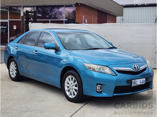 06/2010 Toyota Camry Hybrid AHV40R 4d Sedan Blue 2.4L