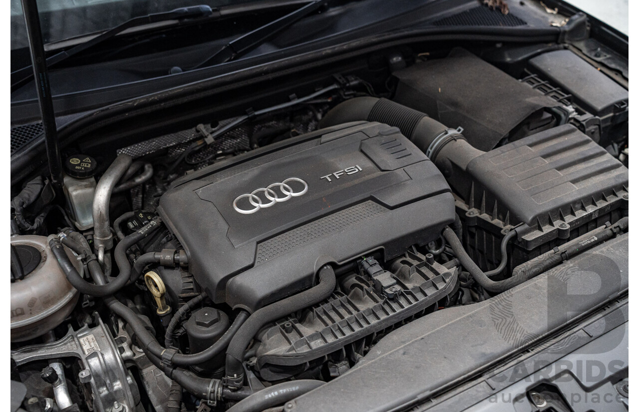 12/2015 Audi A3 Sportsback 1.8 TFSI Ambition 8V MY15 5d Hatchback Myth Black Metallic Turbo 1.8L