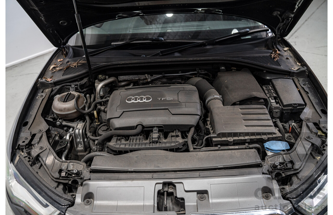 12/2015 Audi A3 Sportsback 1.8 TFSI Ambition 8V MY15 5d Hatchback Myth Black Metallic Turbo 1.8L