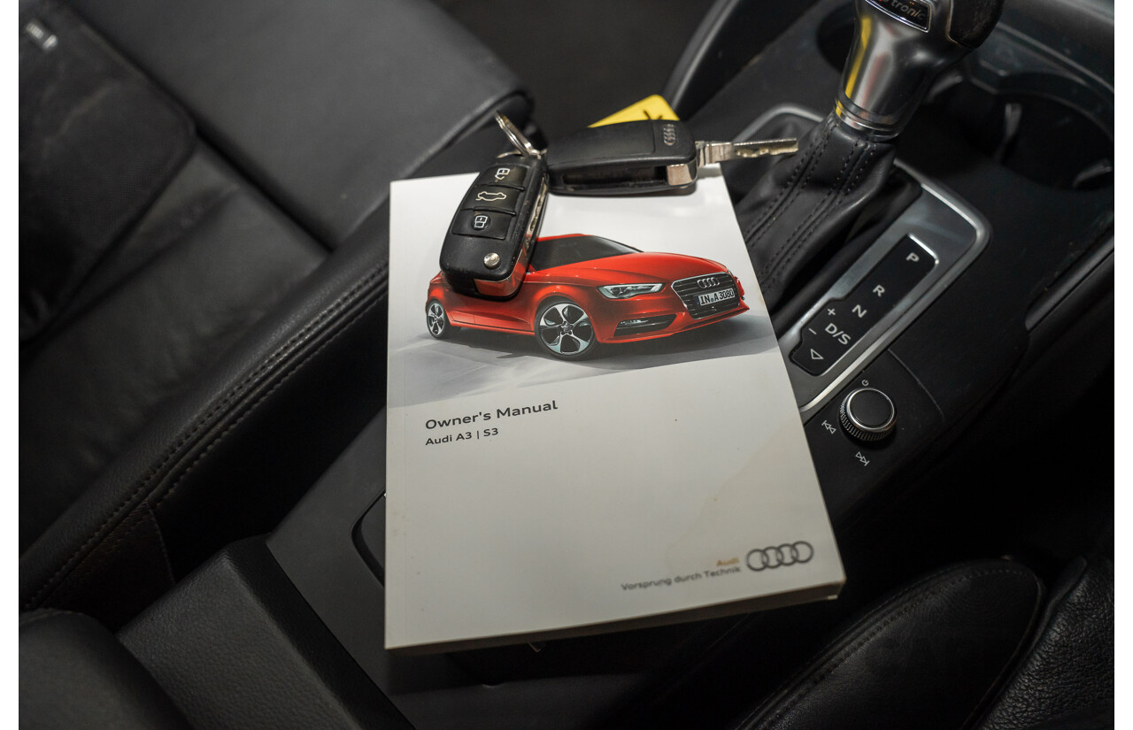 12/2015 Audi A3 Sportsback 1.8 TFSI Ambition 8V MY15 5d Hatchback Myth Black Metallic Turbo 1.8L