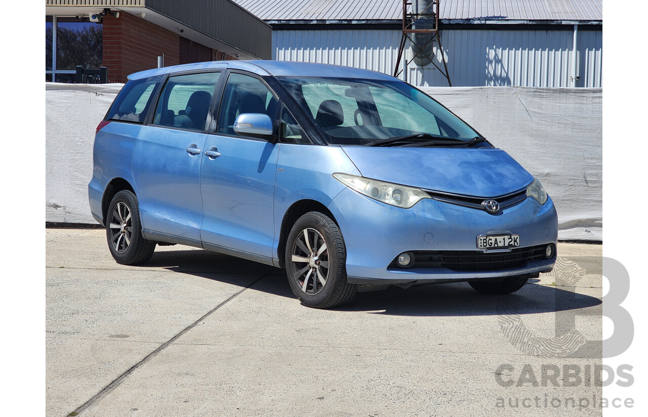 07/2007 Toyota Tarago GLi ACR50R 4d Wagon Blue 2.4L