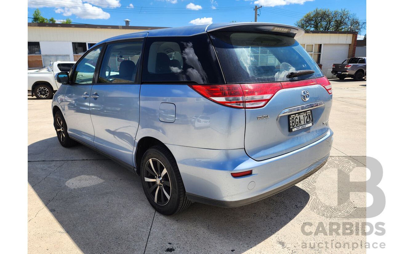 07/2007 Toyota Tarago GLi ACR50R 4d Wagon Blue 2.4L