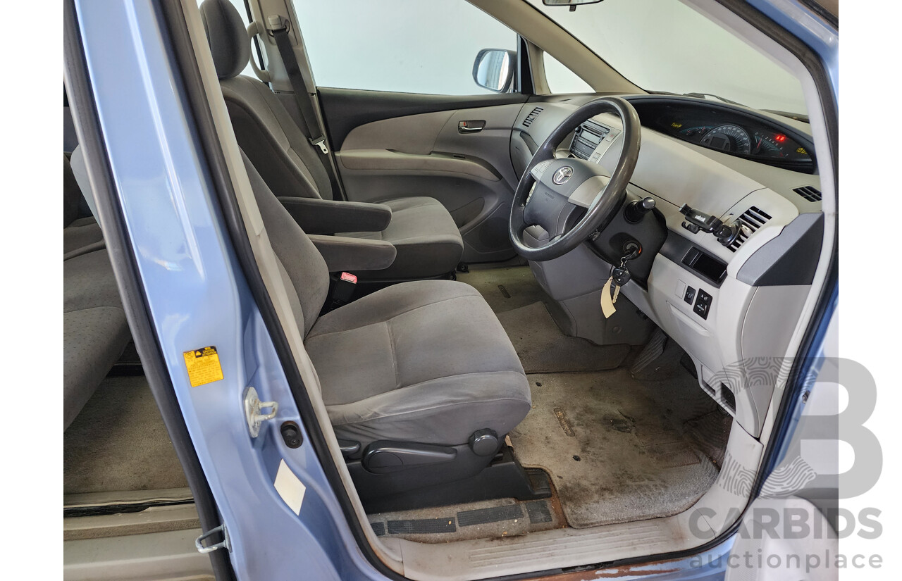 07/2007 Toyota Tarago GLi ACR50R 4d Wagon Blue 2.4L