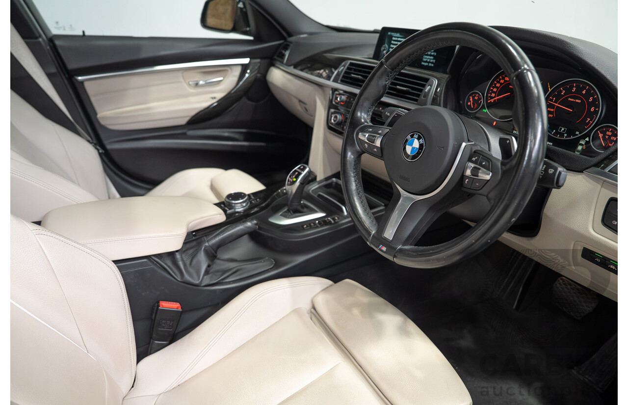 07/2016 BMW 330i M-Sport F30 LCI 4d Sedan Tanzanite Blue Metallic Turbo 2.0L