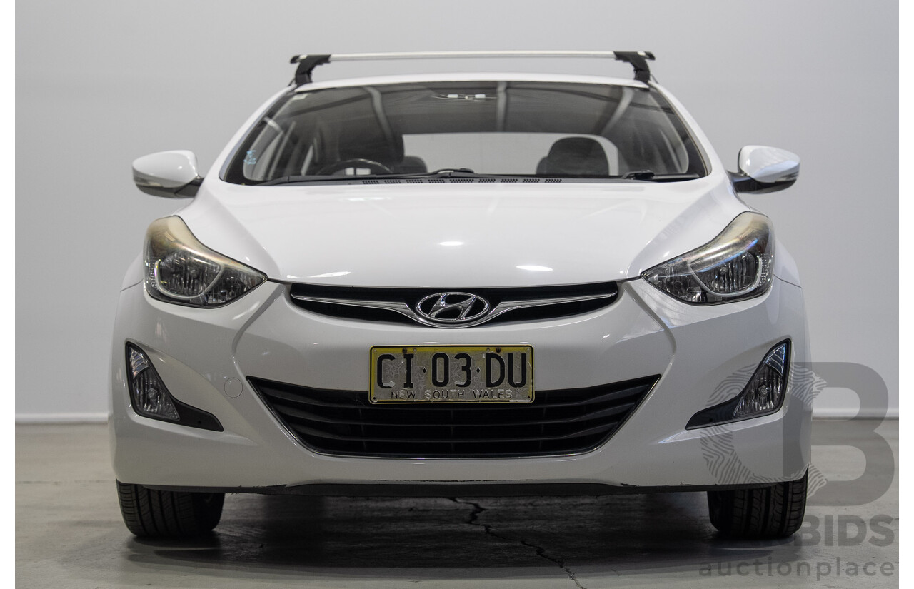 07/2015 Hyundai Elantra (MD3) SE 4d Sedan White 1.8L