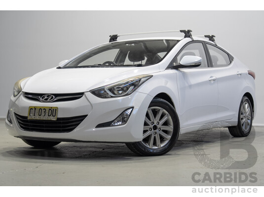 07/2015 Hyundai Elantra (MD3) SE 4d Sedan White 1.8L