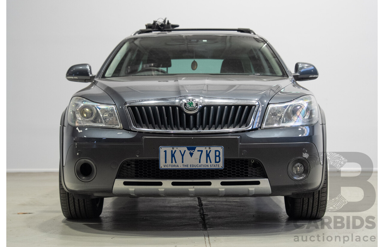 05/2012 Skoda Octavia Scout 103 TDI (4x4) 1Z MY12 4d Wagon Grey 2.0L
