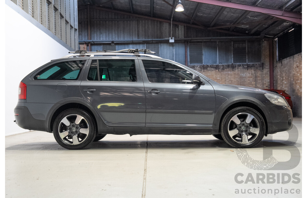 05/2012 Skoda Octavia Scout 103 TDI (4x4) 1Z MY12 4d Wagon Grey 2.0L