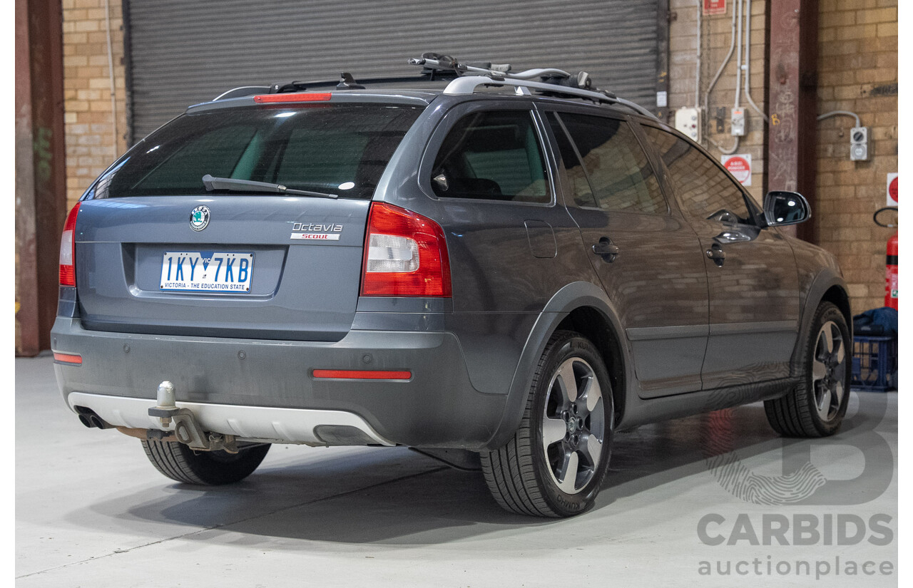 05/2012 Skoda Octavia Scout 103 TDI (4x4) 1Z MY12 4d Wagon Grey 2.0L