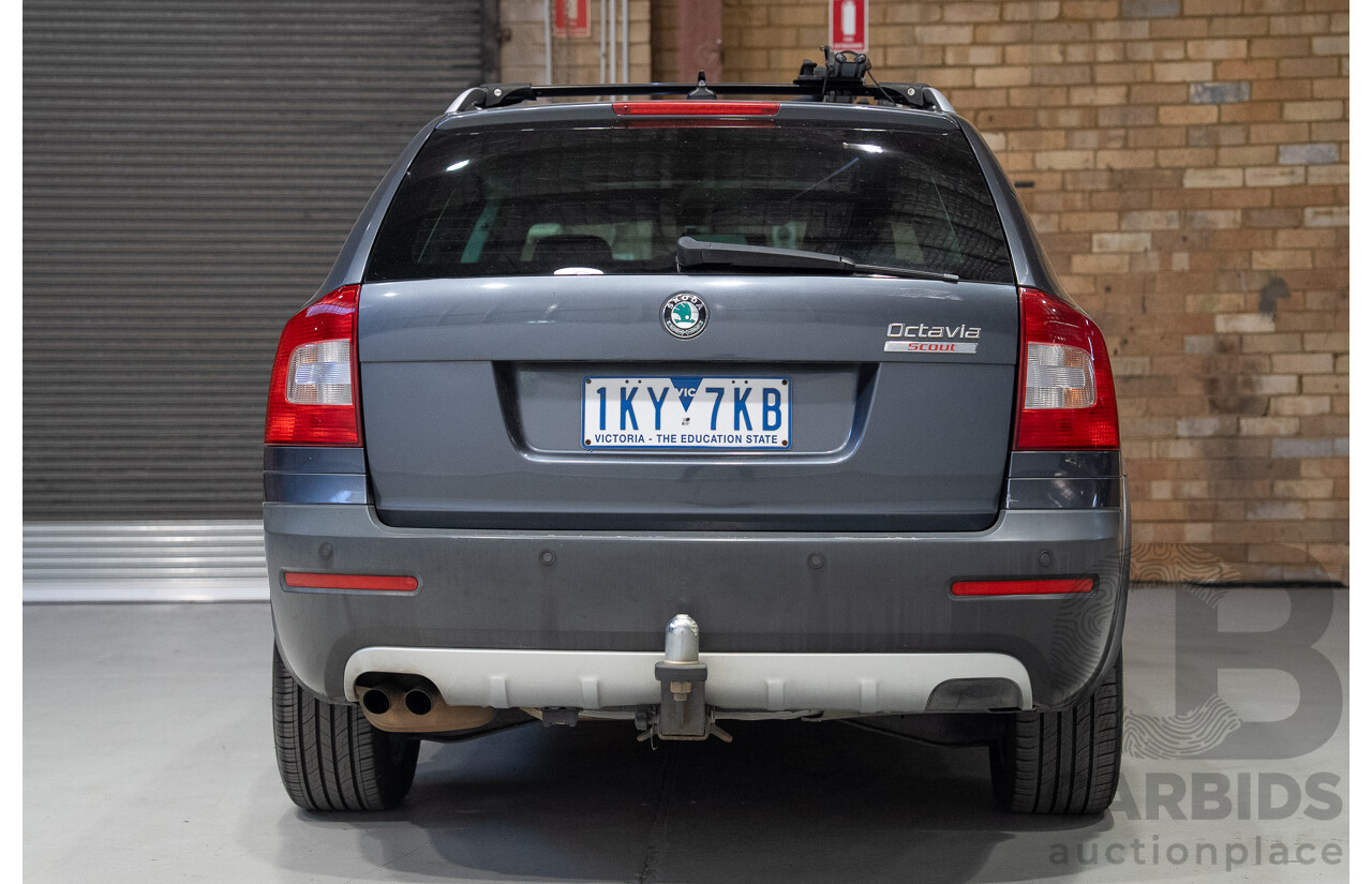 05/2012 Skoda Octavia Scout 103 TDI (4x4) 1Z MY12 4d Wagon Grey 2.0L
