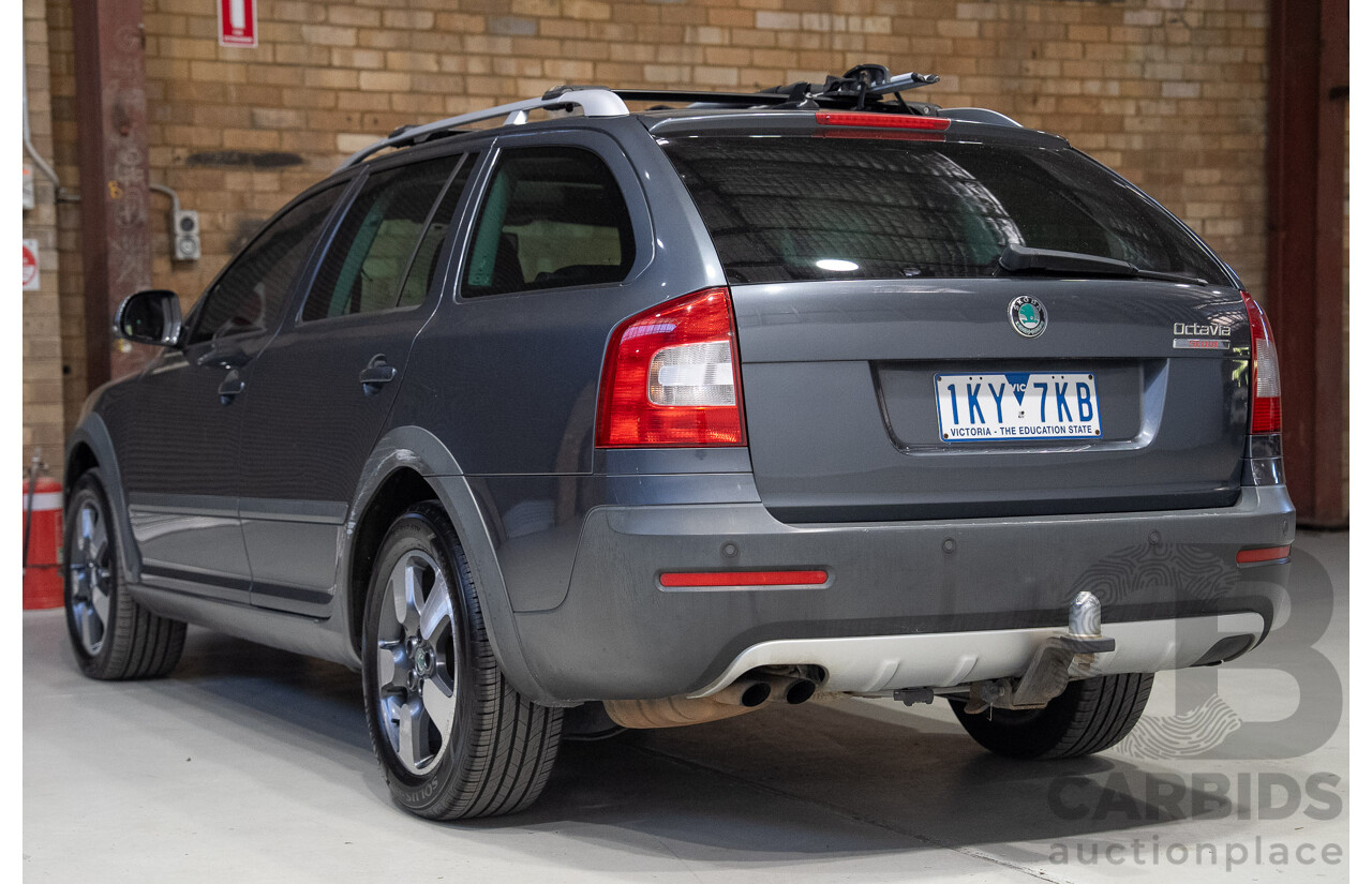 05/2012 Skoda Octavia Scout 103 TDI (4x4) 1Z MY12 4d Wagon Grey 2.0L