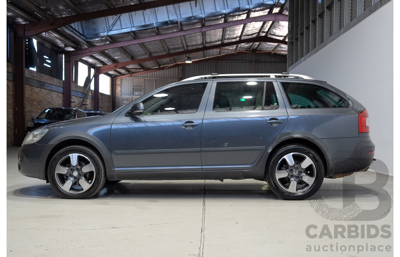 05/2012 Skoda Octavia Scout 103 TDI (4x4) 1Z MY12 4d Wagon Grey 2.0L