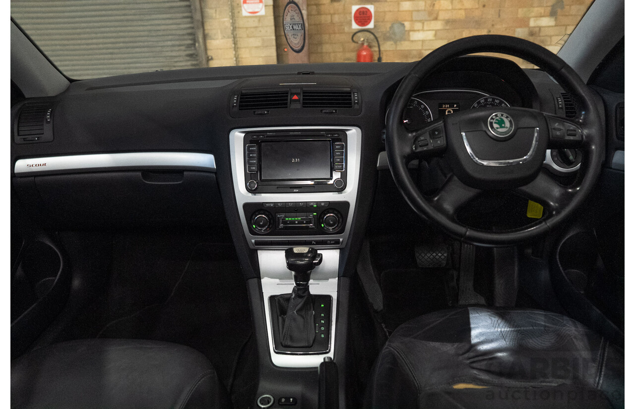 05/2012 Skoda Octavia Scout 103 TDI (4x4) 1Z MY12 4d Wagon Grey 2.0L