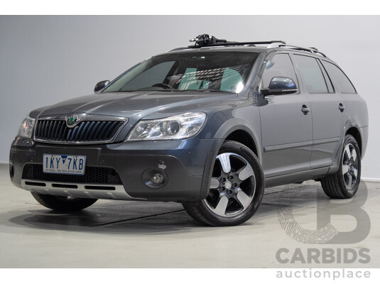 05/2012 Skoda Octavia Scout 103 TDI (4x4) 1Z MY12 4d Wagon Grey 2.0L