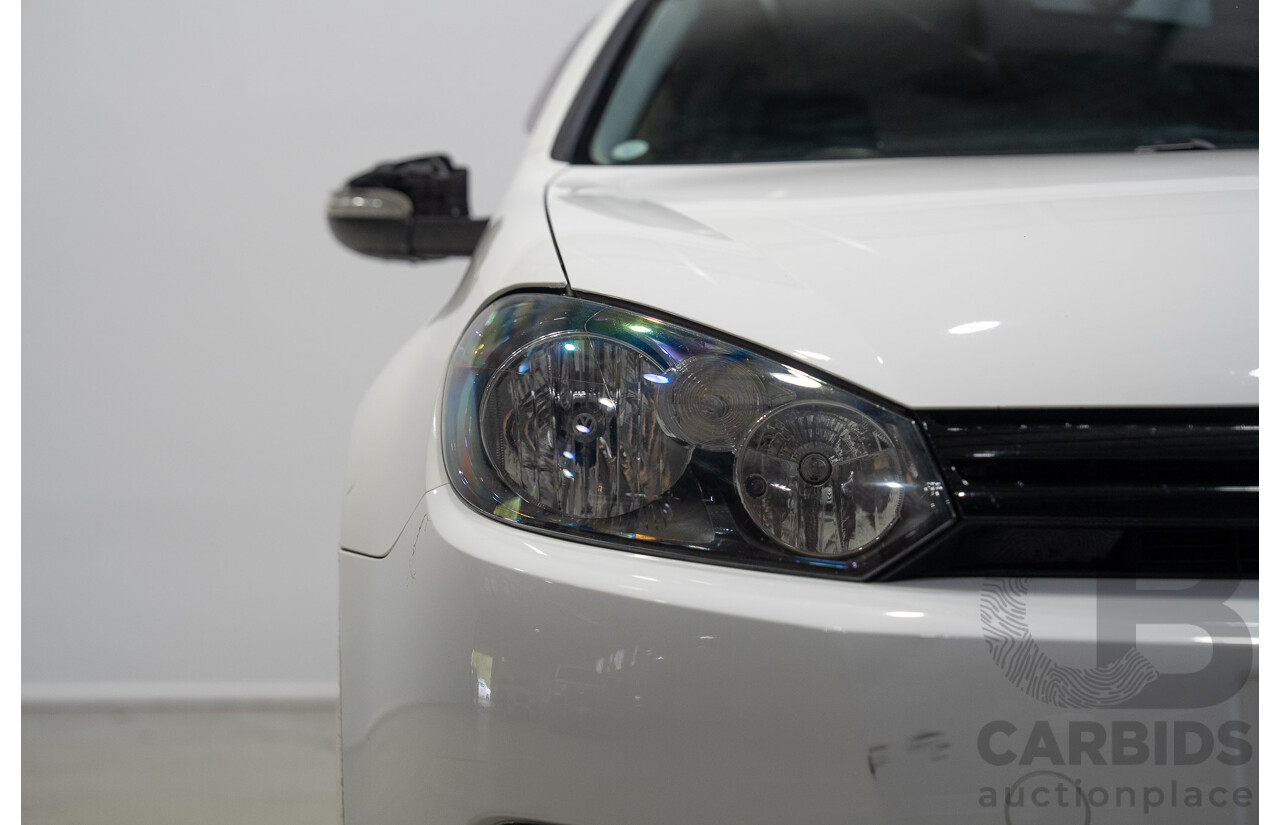 07/2012 Volkswagen Golf 90 TSI Trendline 1K MY13 5d Hatchback White 1.4L