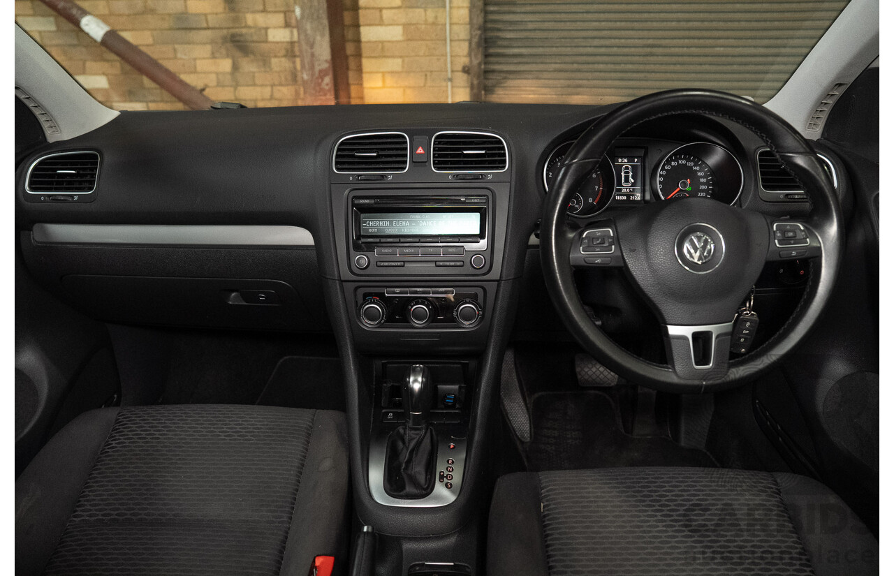 07/2012 Volkswagen Golf 90 TSI Trendline 1K MY13 5d Hatchback White 1.4L