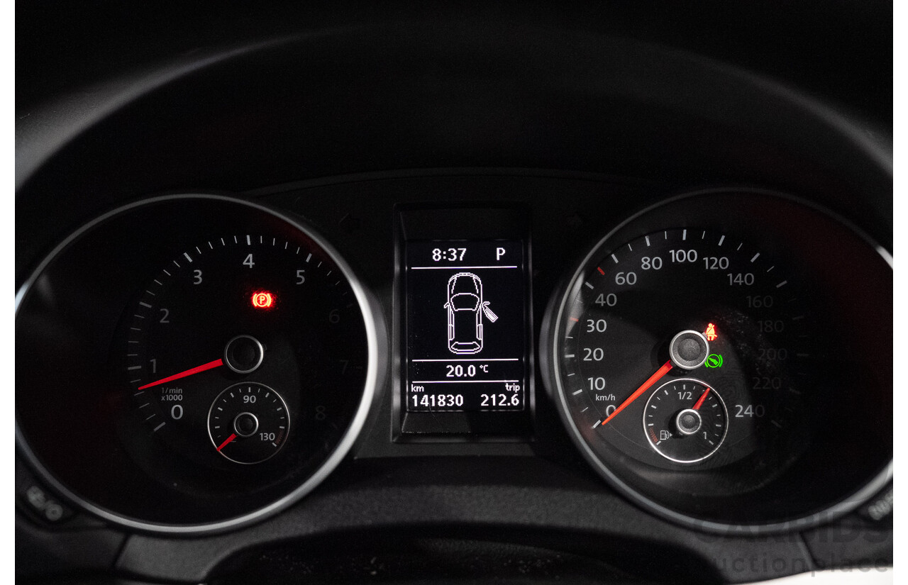 07/2012 Volkswagen Golf 90 TSI Trendline 1K MY13 5d Hatchback White 1.4L
