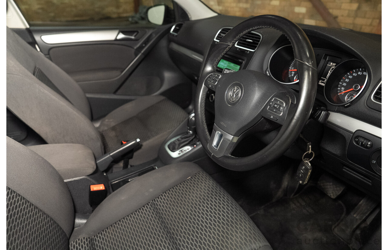 07/2012 Volkswagen Golf 90 TSI Trendline 1K MY13 5d Hatchback White 1.4L