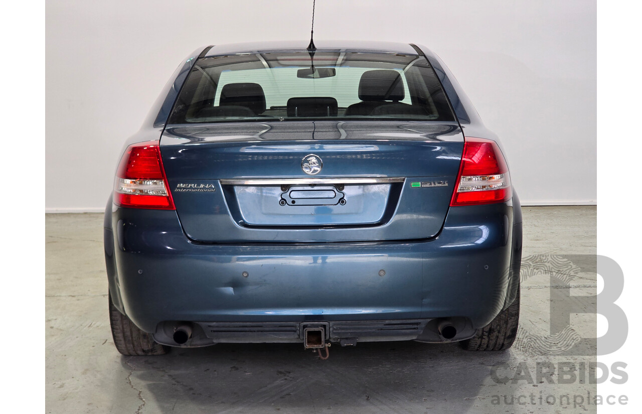 06/2011 Holden Berlina VE II 4d Sedan Karma Blue V6 3.0L
