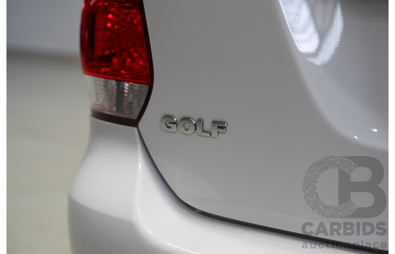 06/2011 Volkswagen Golf 118 TSI Comfortline 1K MY11 4d Wagon White Twincharged 1.4L