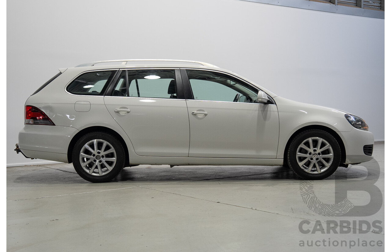 06/2011 Volkswagen Golf 118 TSI Comfortline 1K MY11 4d Wagon White Twincharged 1.4L