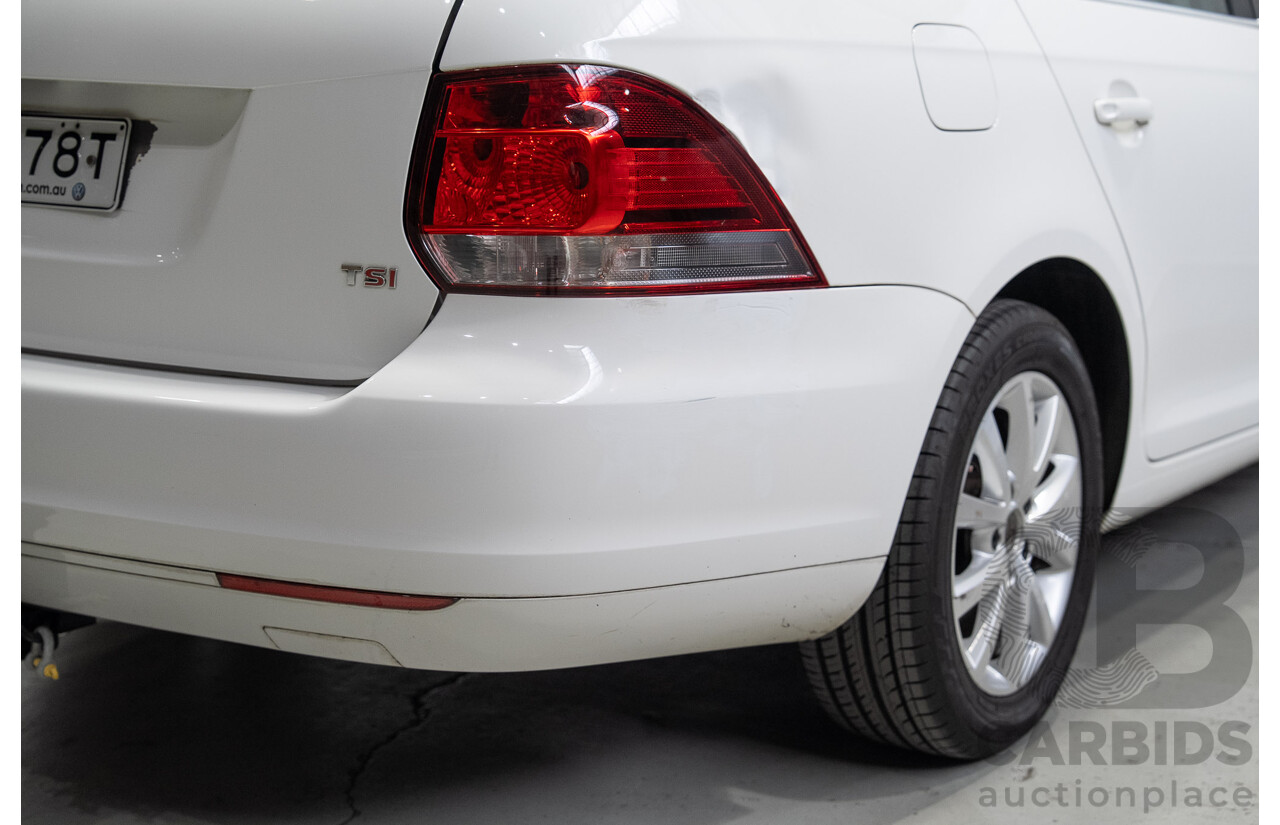 06/2011 Volkswagen Golf 118 TSI Comfortline 1K MY11 4d Wagon White Twincharged 1.4L