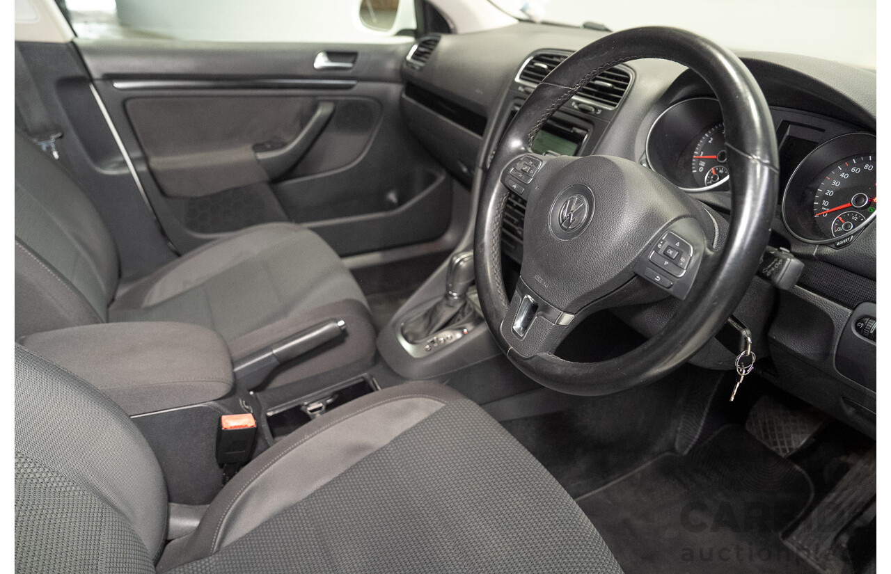 06/2011 Volkswagen Golf 118 TSI Comfortline 1K MY11 4d Wagon White Twincharged 1.4L
