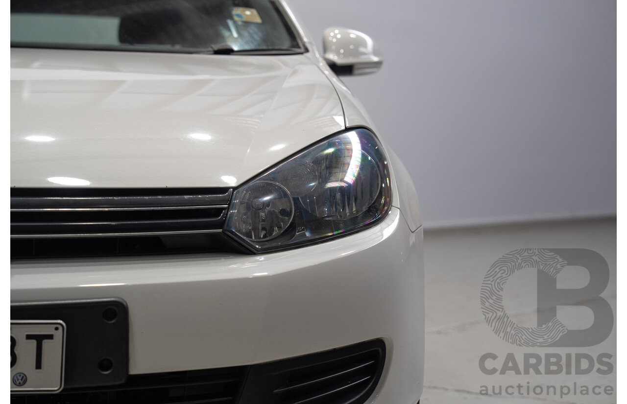 06/2011 Volkswagen Golf 118 TSI Comfortline 1K MY11 4d Wagon White Twincharged 1.4L