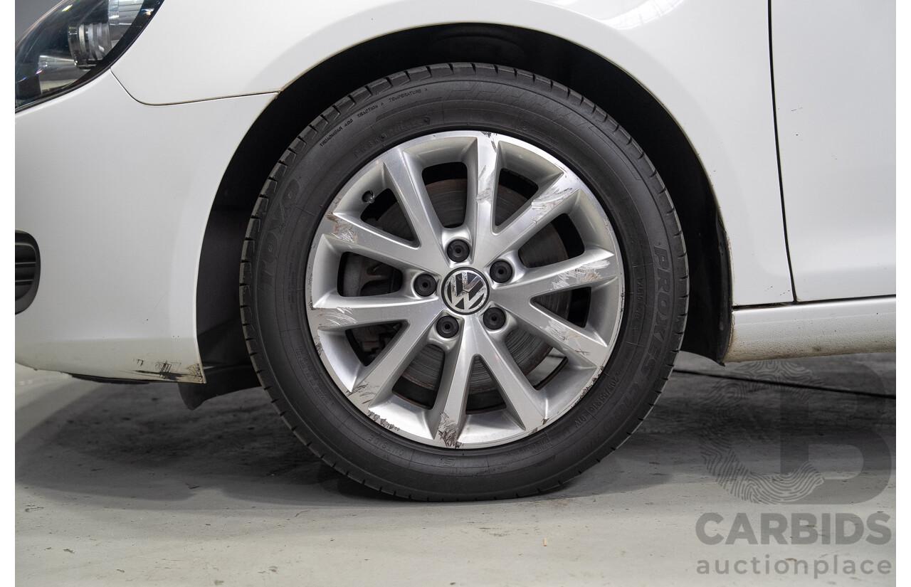 06/2011 Volkswagen Golf 118 TSI Comfortline 1K MY11 4d Wagon White Twincharged 1.4L