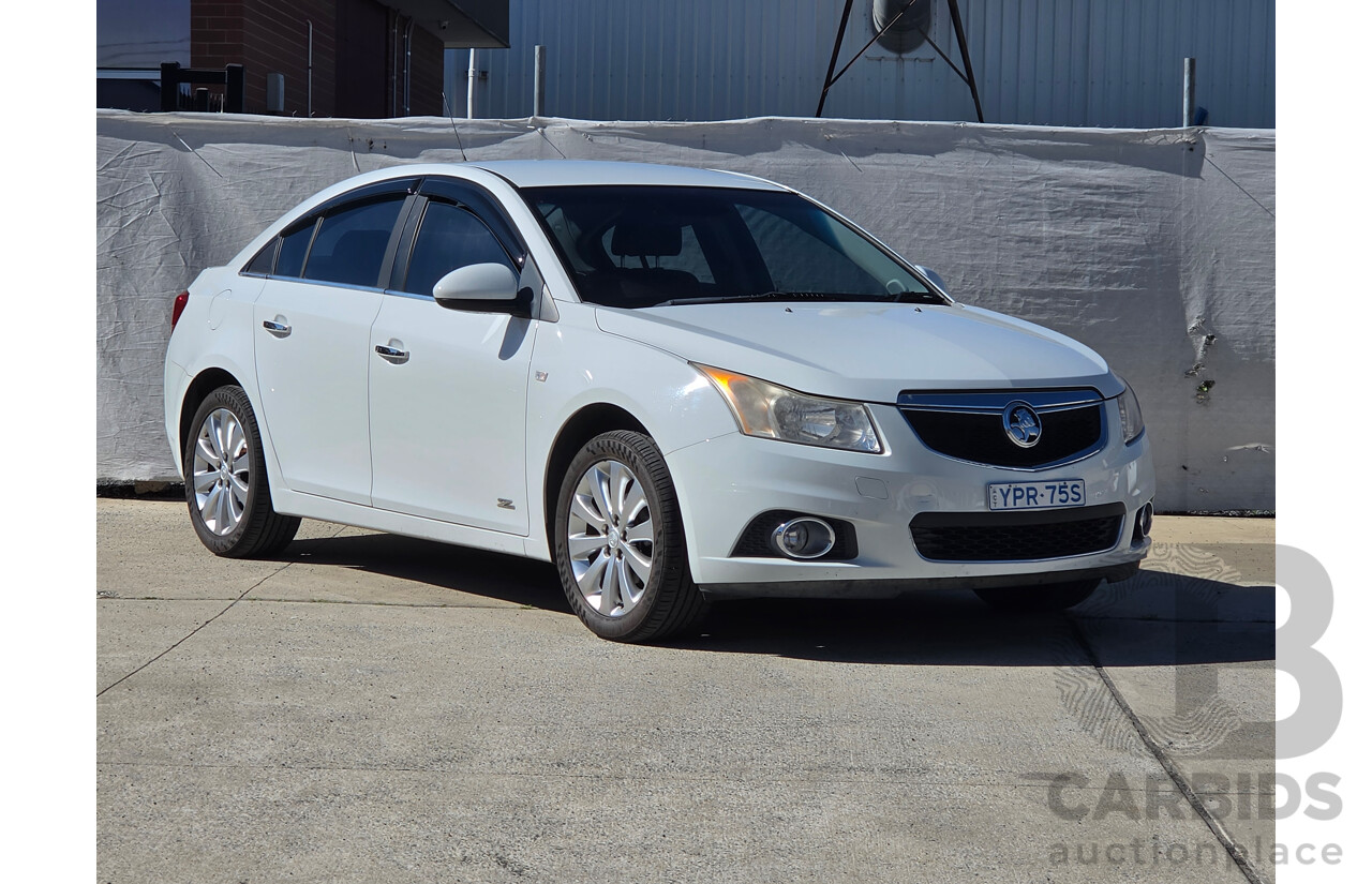 05/2014 Holden Cruze Z-Series JH MY14 4d Sedan White 1.8L